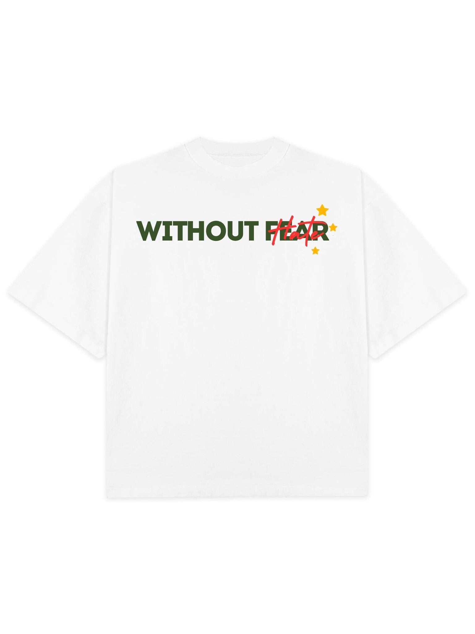 Royal White T-Shirt Oversized