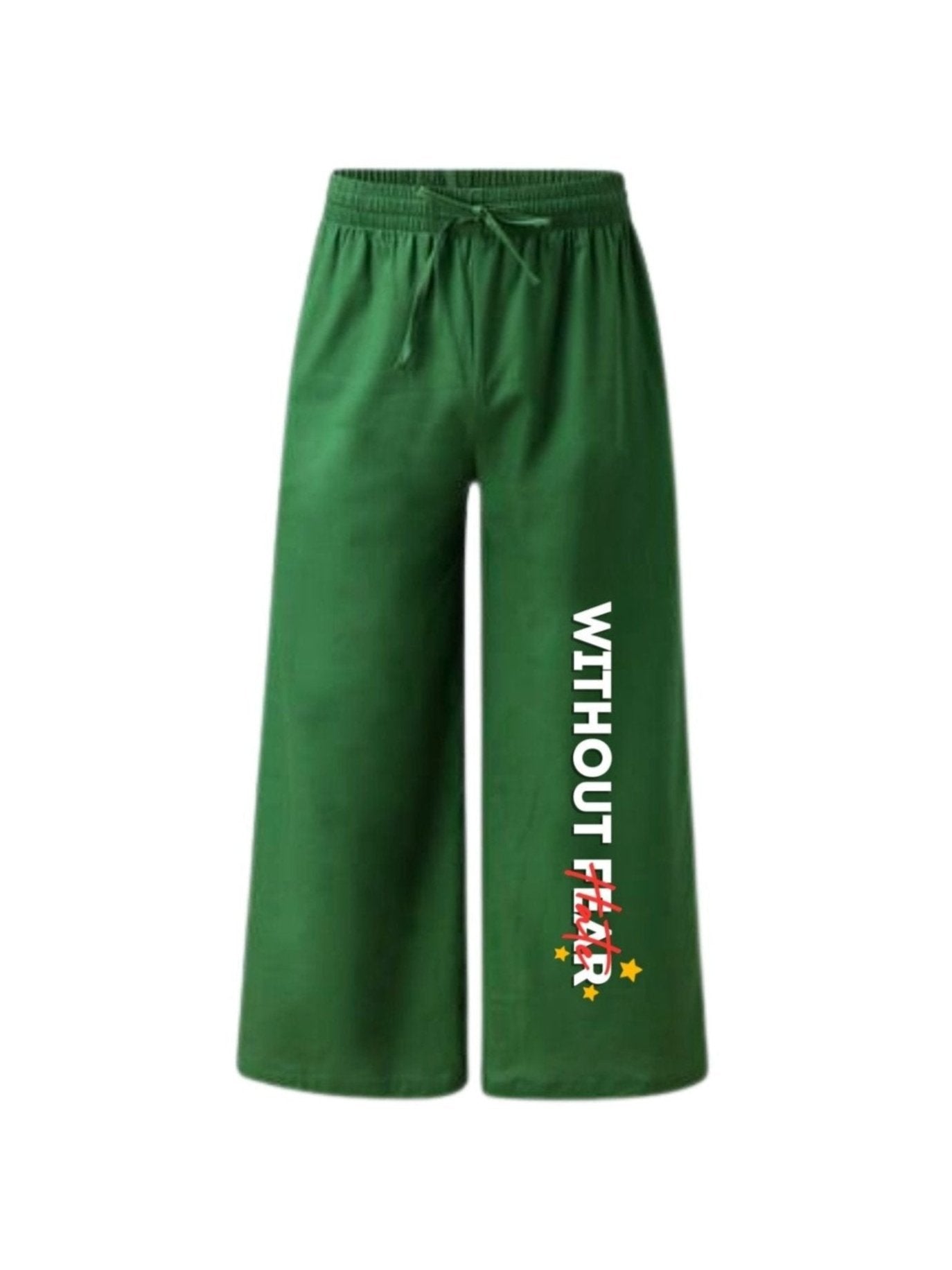 WITHOUTFEARWITHOUTHATE#OVERSIZED#baggy#sweatpants#green#NOTBASIC#FRONT#mockup