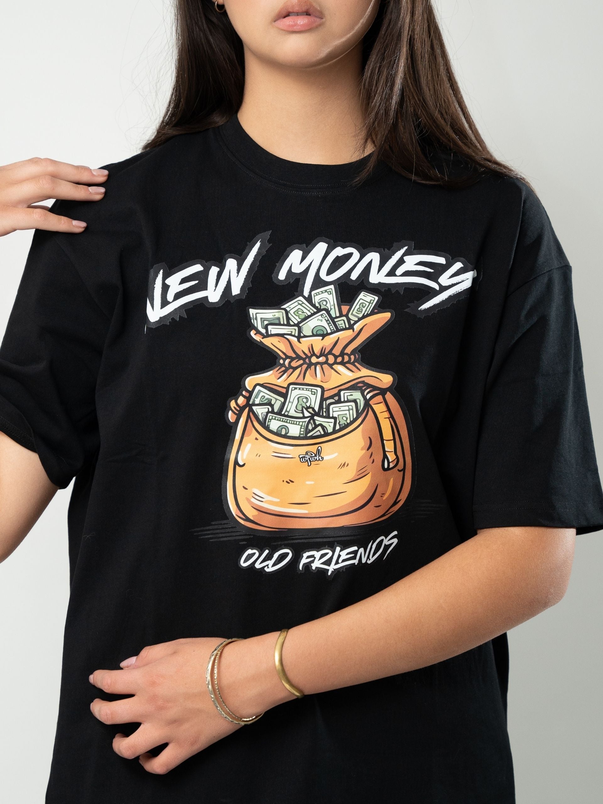 New Money Black T-Shirt
