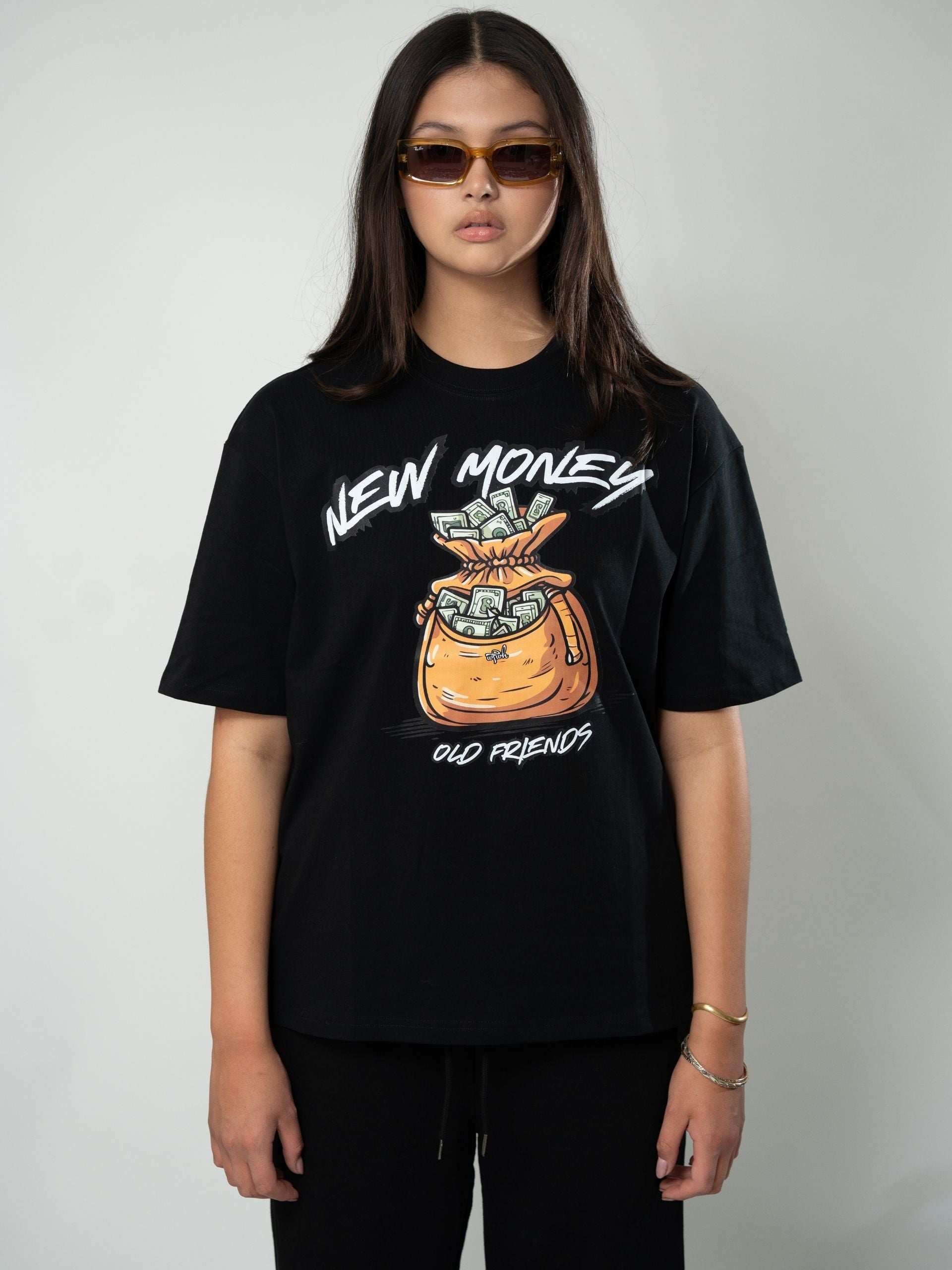 New Money Black T-Shirt