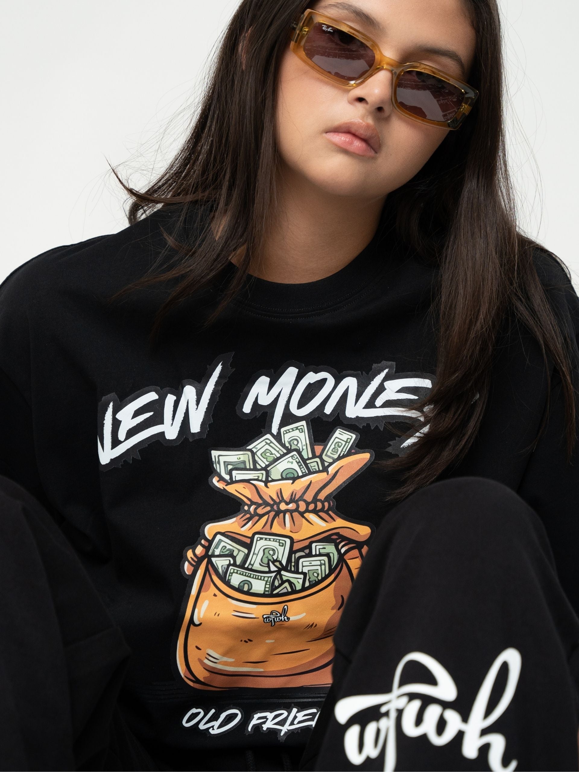 New Money Black T-Shirt