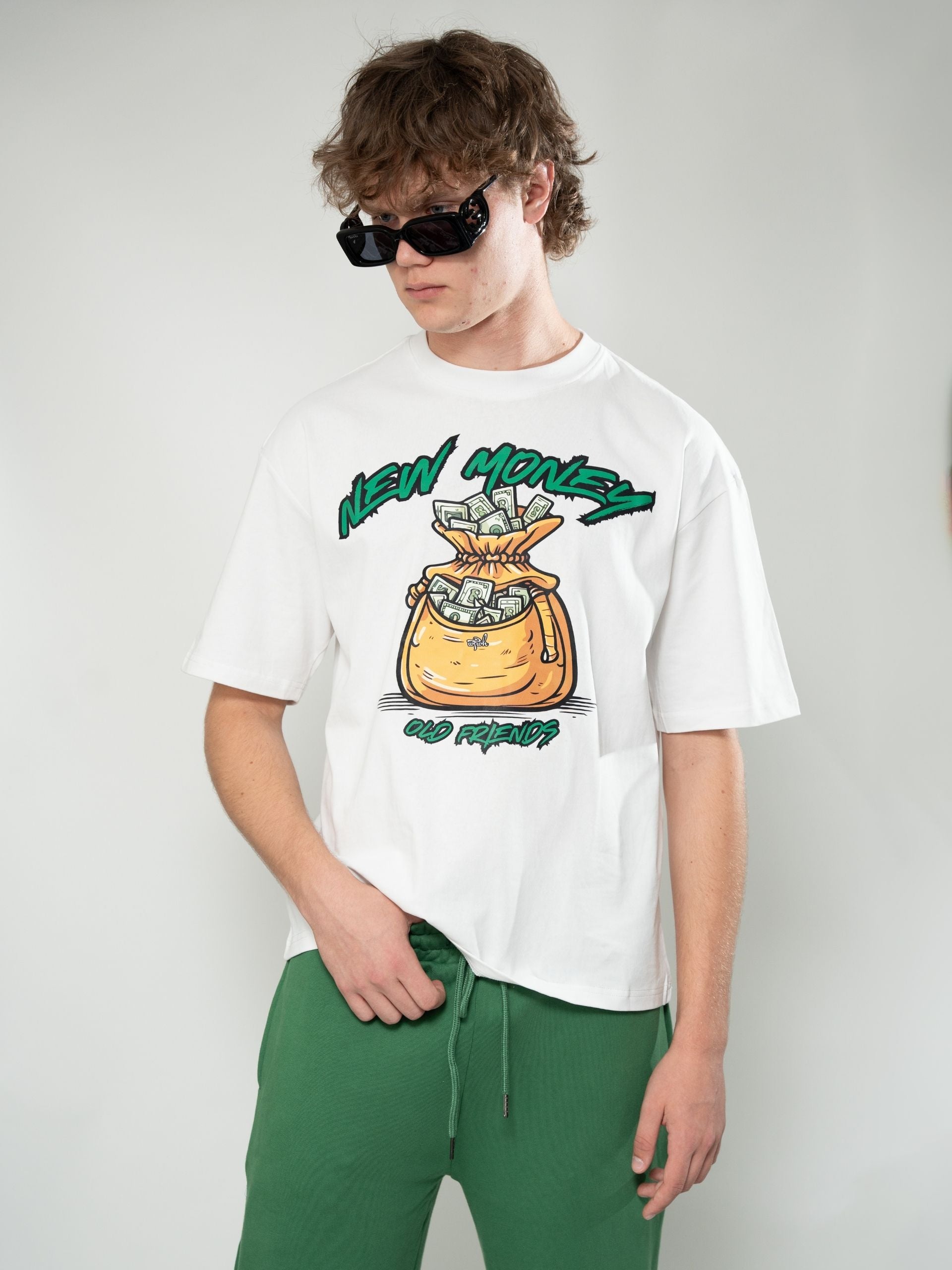 New Money White T-Shirt