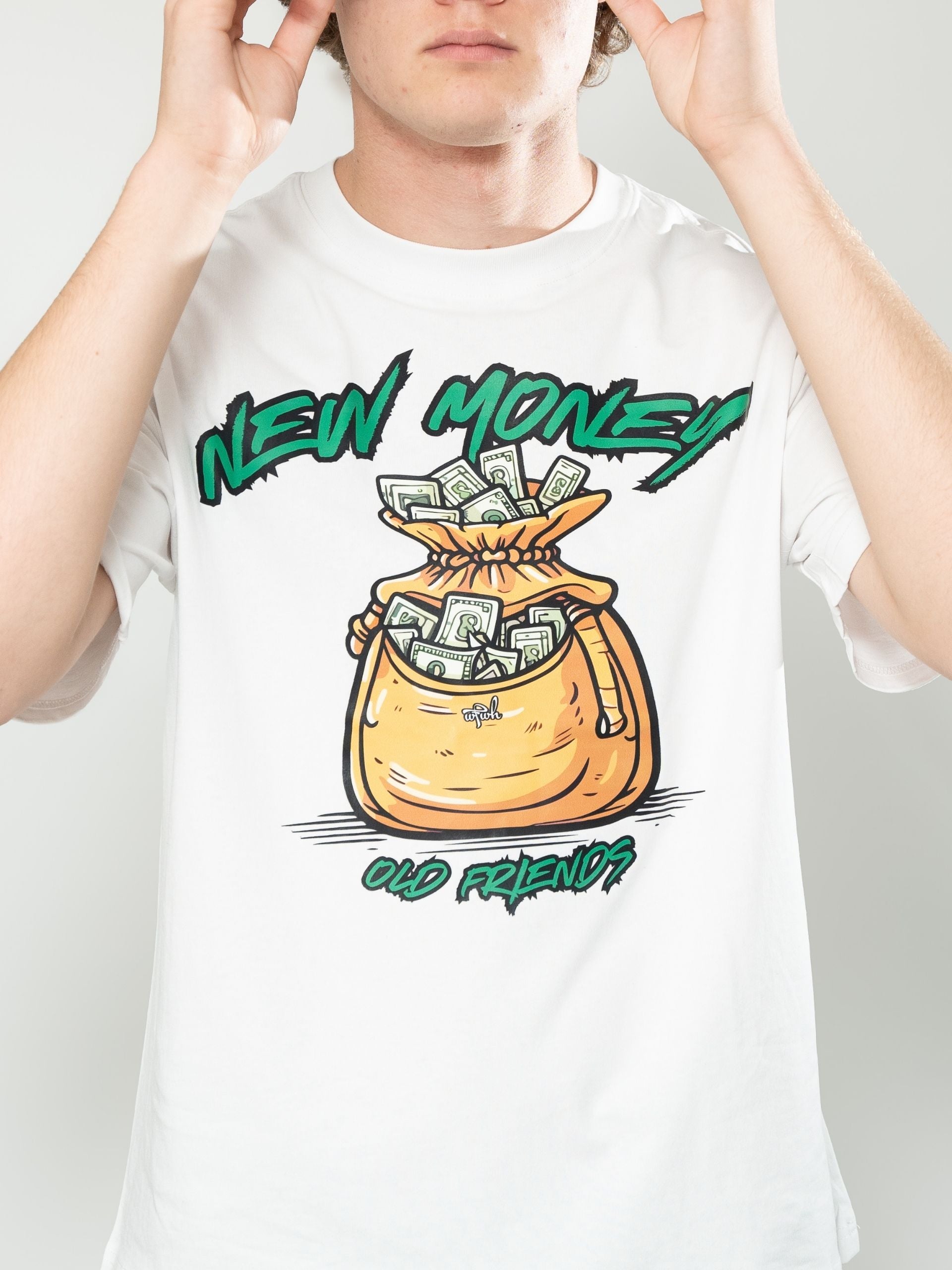 New Money White T-Shirt