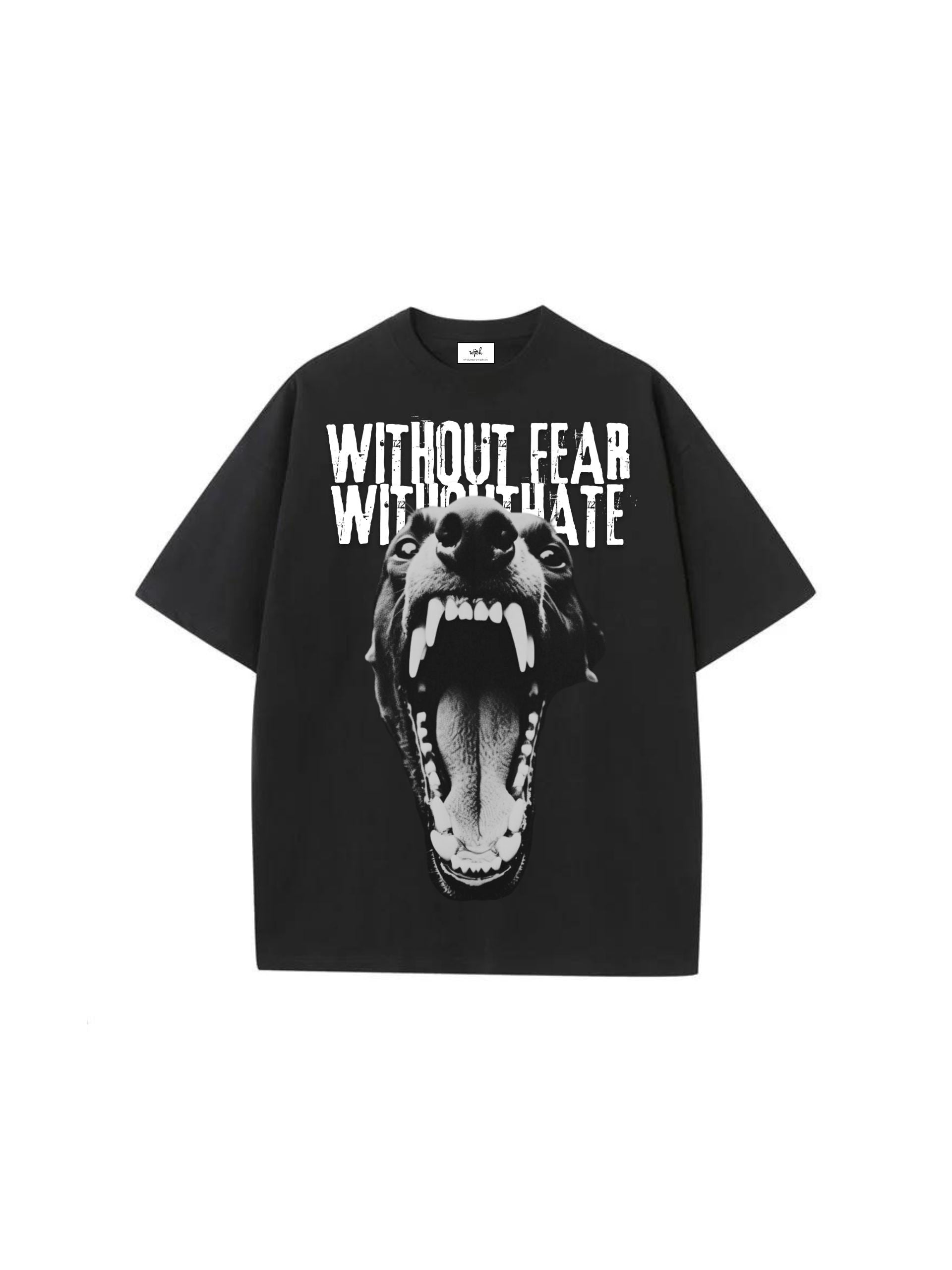 Dobermann Black Oversized T-Shirt