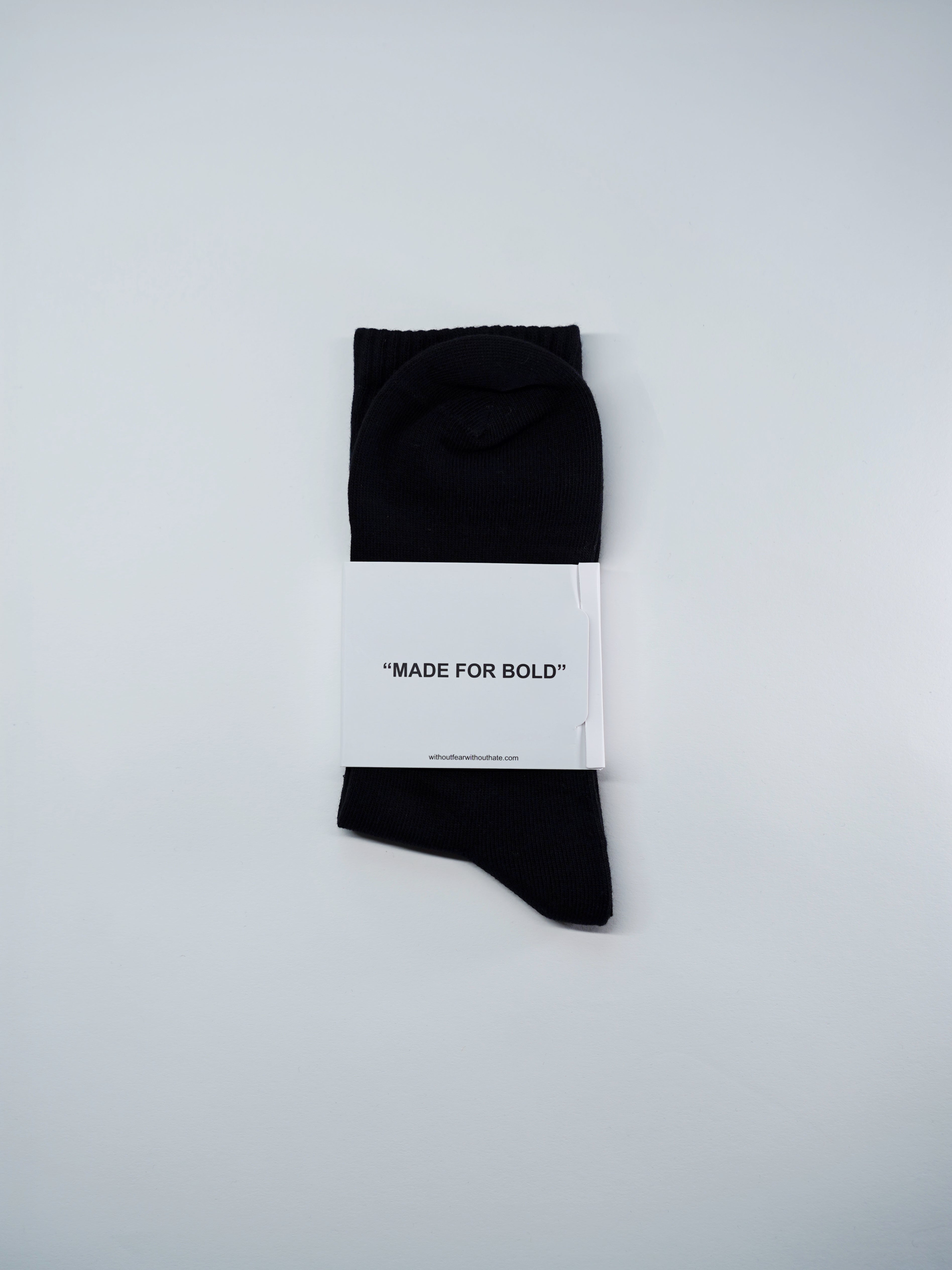 Black Classic Logo Socks