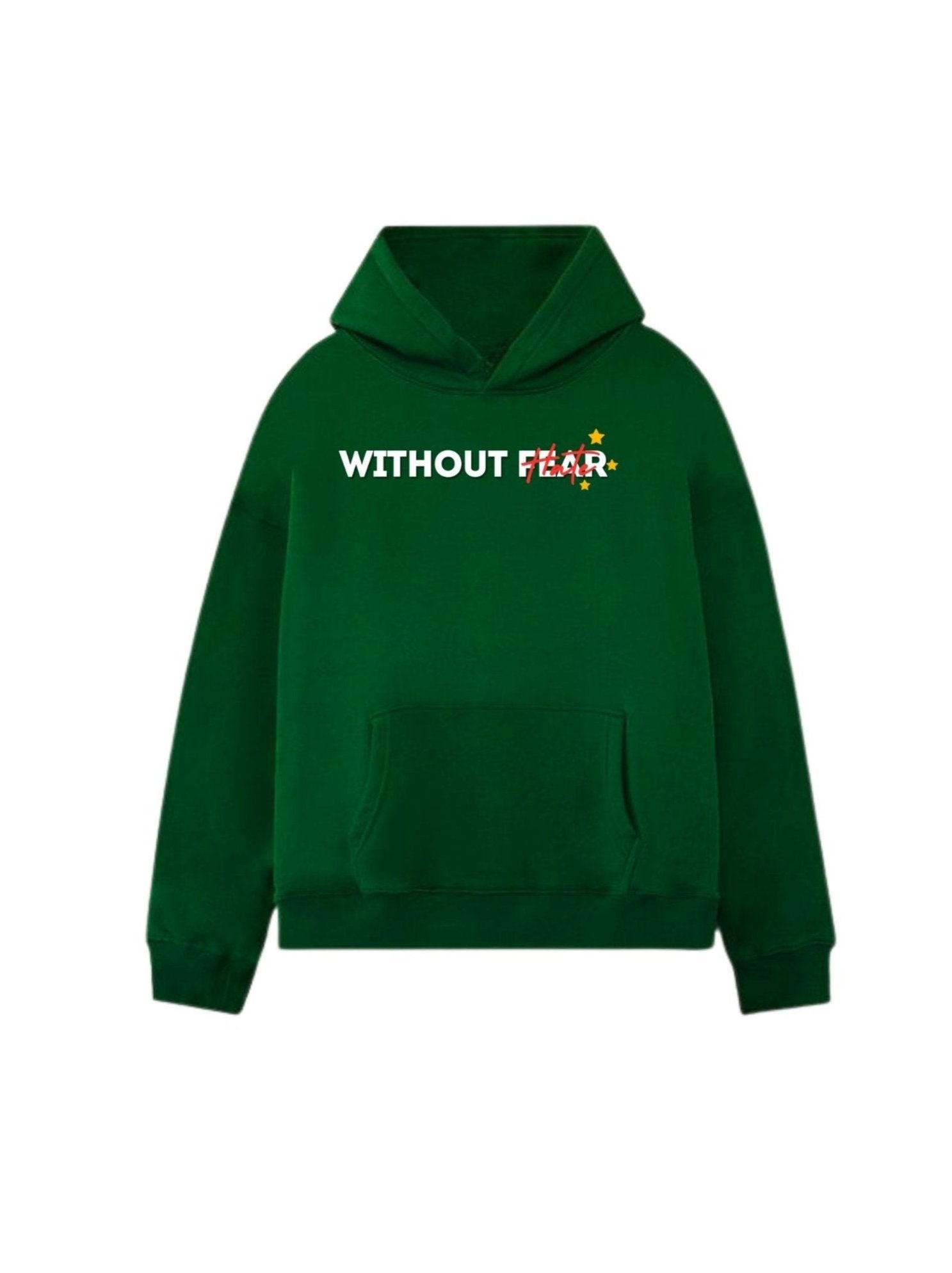 WITHOUTFEARWITHOUTHATE#OVERSIZED#HOODIE#green#starwalker#NOTBASIC#FRONT#mockup