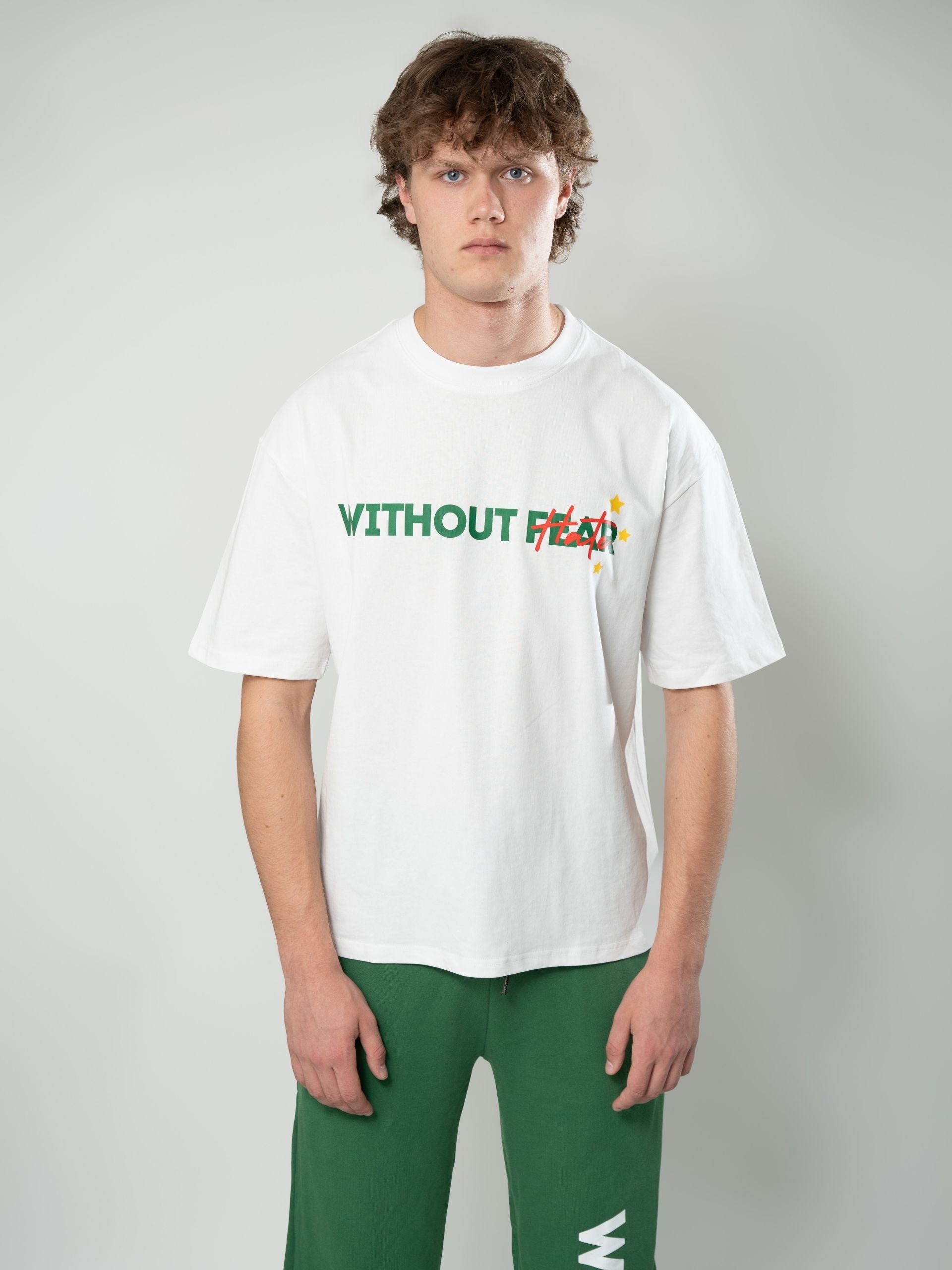 Royal White T-Shirt Oversized