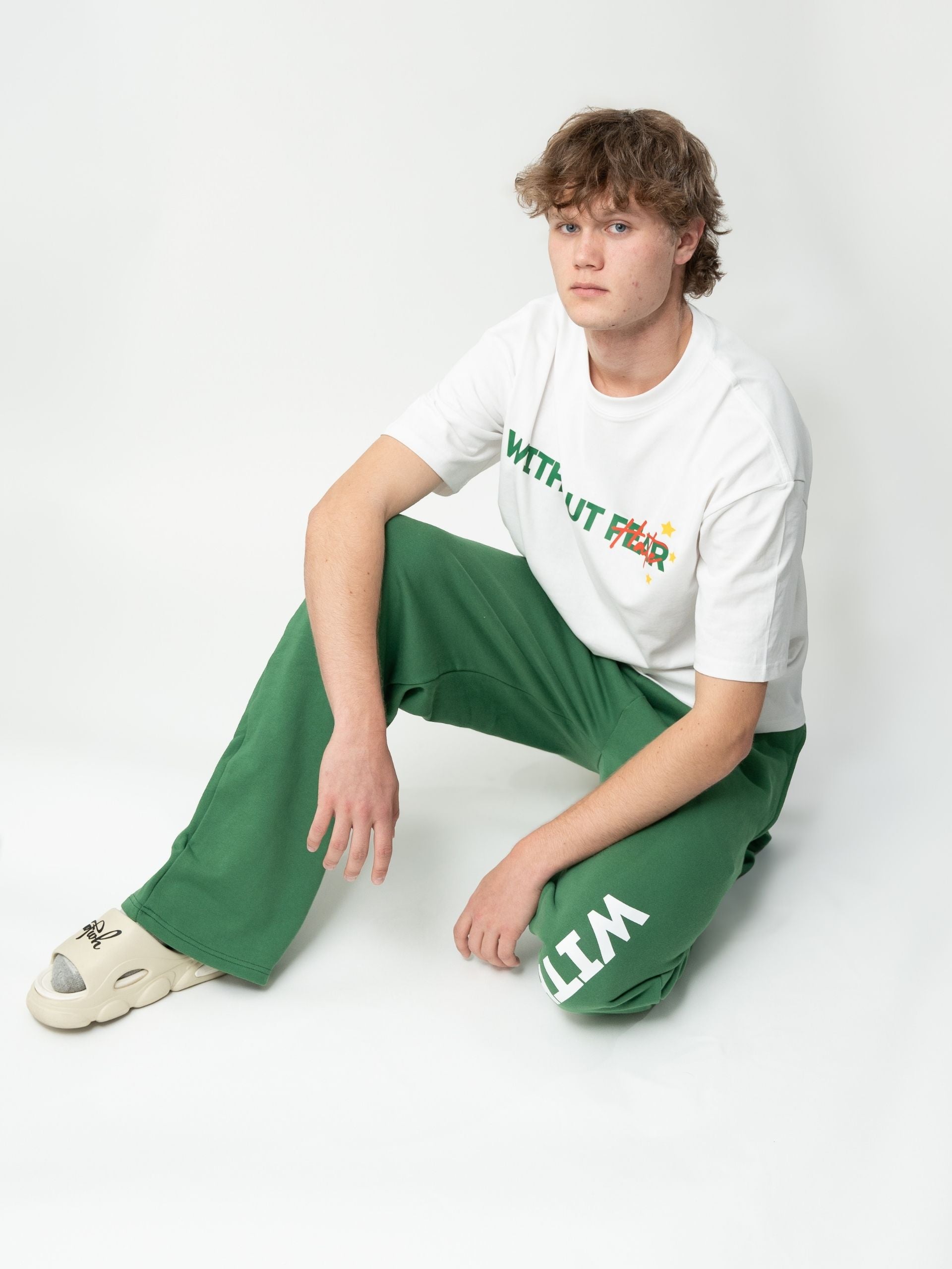 Royal White T-Shirt Oversized