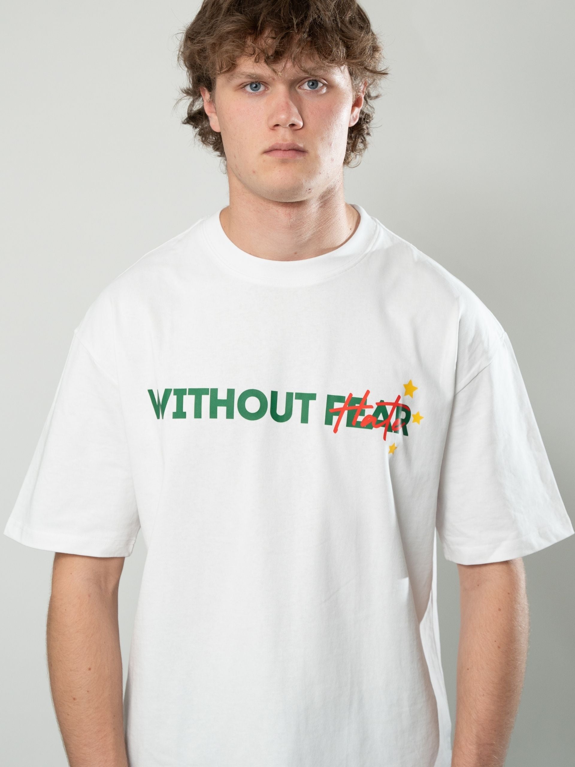 Royal White T-Shirt Oversized