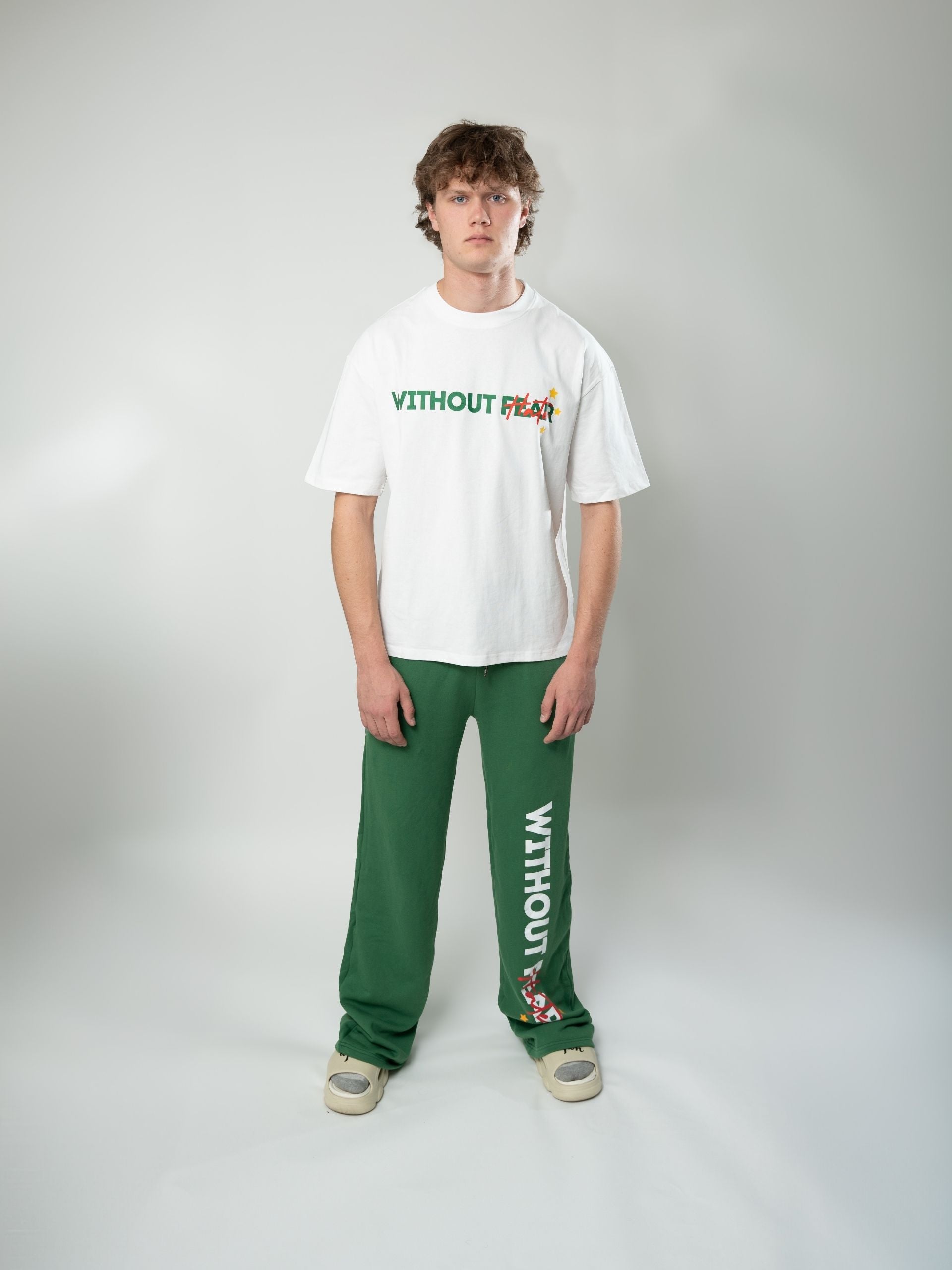 Royal White T-Shirt Oversized